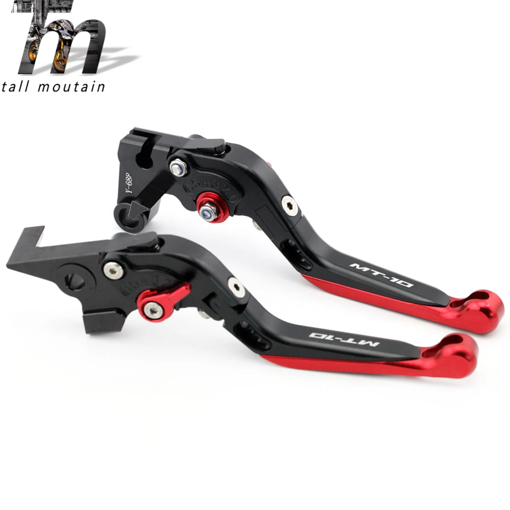 Тормозной рычаг сцепления для YAMAHA YZFR6 YZF-R6 2005- красный+ черный аксессуары для мотоциклов Регулируемый складной выдвижной логотип YZF R6