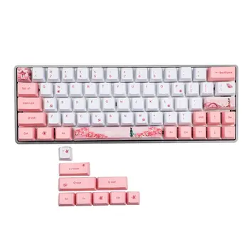

Whale Dye-Sublimation Mechanical Keyboard Cute Keycaps PBT OEM Profile Keycap For GH60 GK61 GK64 Keyboard