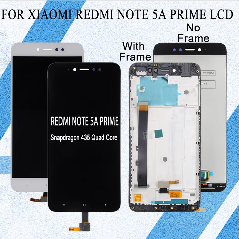 Catteny Y1 Lite дисплей для Xiaomi Redmi Note 5A Prime Lcd сенсорный экран дигитайзер в сборе ЖК с
