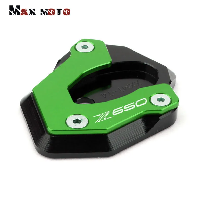 

For KAWASAKI Z650 Z 650 2017 2018 2019 Motorcycle Kickstand Foot Side Stand Extension Pad Support Plate Enlarge Stand Cover