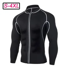 Мужская корректирующая S 4XL спортивная рубашка из неопрена для