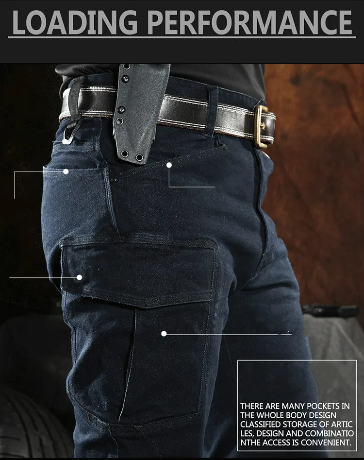 Tactical Men's Commuter Combat Denim Pants