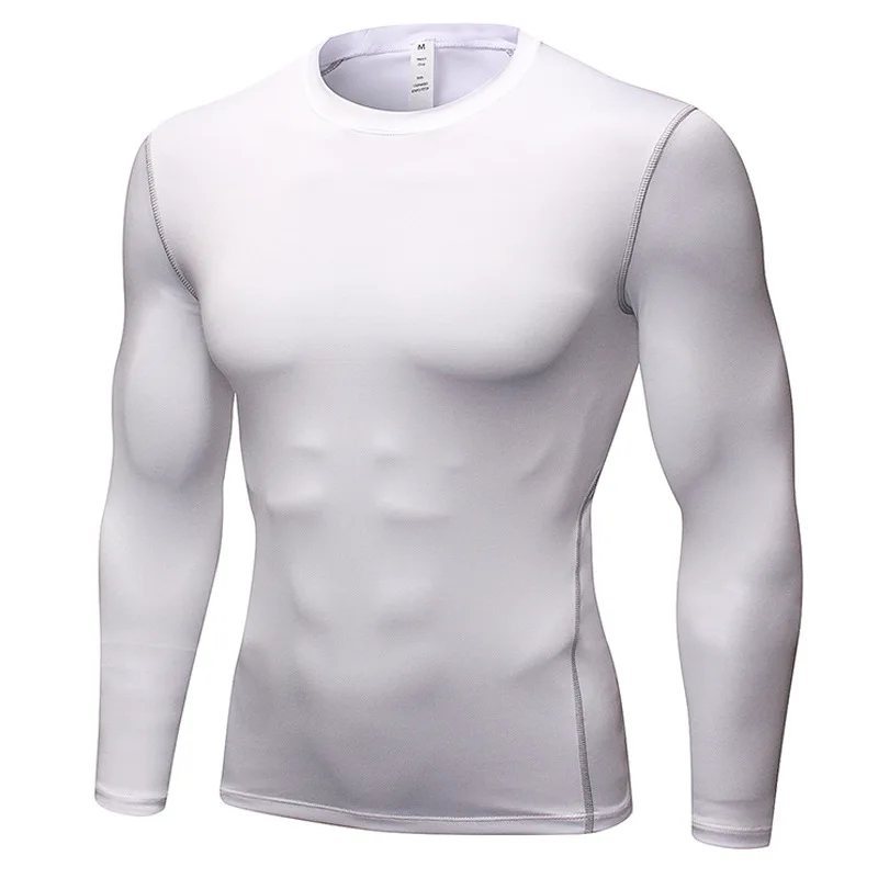 

Compressed Shirts for Running Jogging Men's Base Layer Thermal Underwear Quick Drying Tights Rashguard Baketball Football Jersey