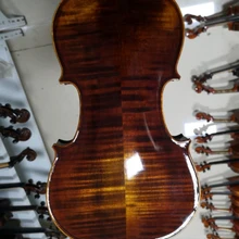 Скрипка ручной работы 4/4 3/4 твердая древесина натуральные полосы скрипка коричневый Дети начинающий играть Музыкальные инструменты с бразильским бантом