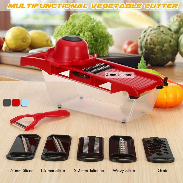 Multi Manual Slicer Vegetable Fruit Cutter Round Mandoline Choppers Cheese  Grater Carrot Potato Julienne Blades Kitchen Tools - AliExpress