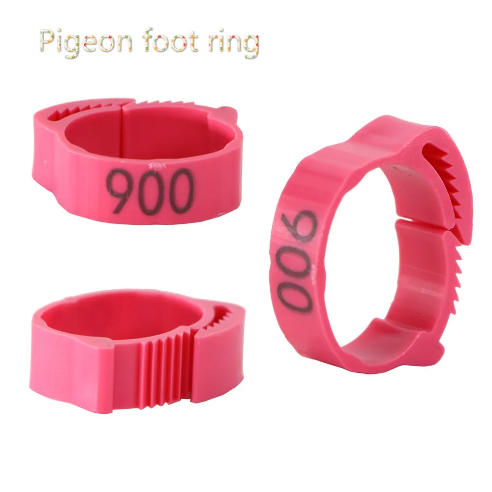 25/100 Pcs Pigeon Leg Bands Poultry Dove Bird Parrot Clip Rings Band Foot Ring Pigeon Supplies Bird Appliances