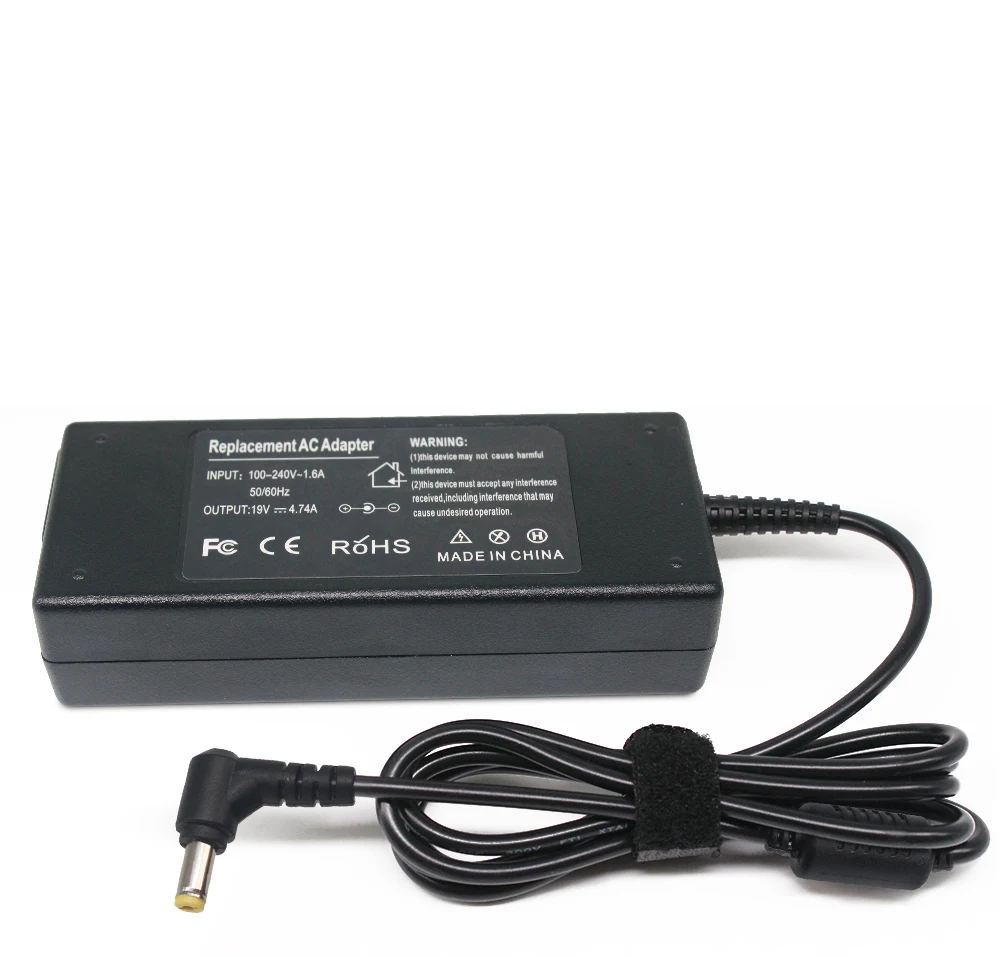 19V 4.74A 90W Ac адаптер Зарядное устройство для Toshiba Satellite L305 L305D L455 L505 L505D L635 L645 L655 L655D L745