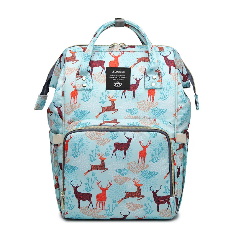 Lequeen вместительные, для будущих мам сумка Детская сумка Многофункциональный рюкзак MUMMY сумка для подгузников рюкзак для путешествий сумка для ухода за ребенком - Цвет: 7
