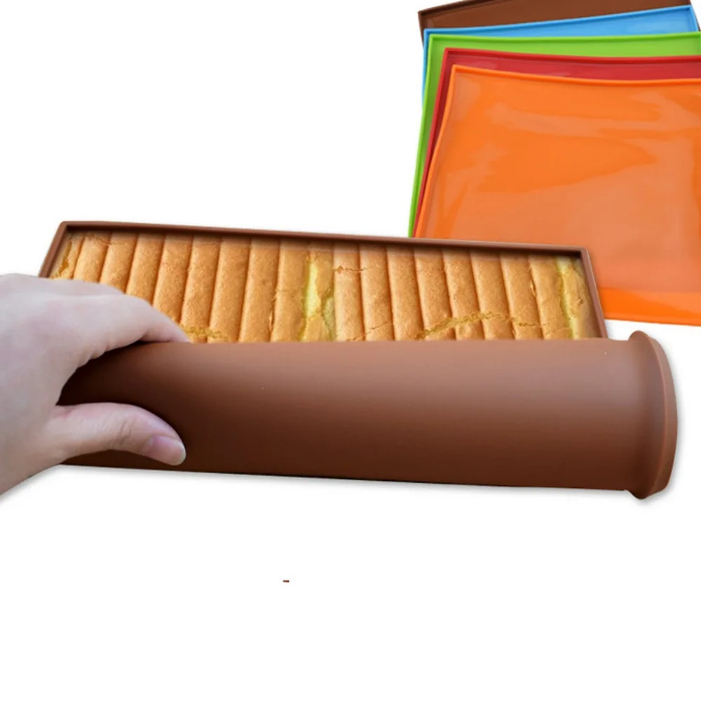 1 шт. силиконовая форма подкладка для торта Швейцарский рулон коврик инструменты антипригарная выпечка кондитерские изделия силиконовый коврик для выпечки коврик инструмент для выпечки Кухонные аксессуары