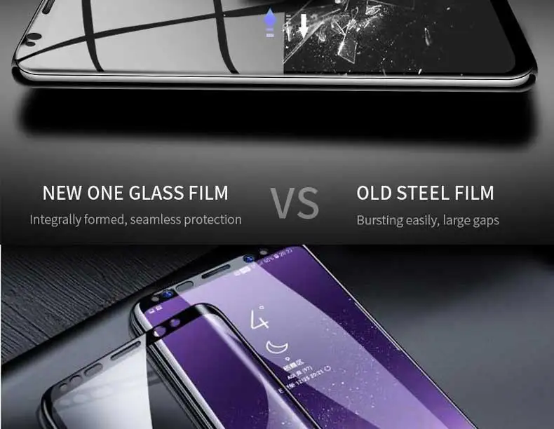 200D полностью изогнутое защитное закаленное стекло для samsung Galaxy Note 8 9 10 S10 S9 S8 Plus S10e стеклянный чехол с защитной пленкой для экрана