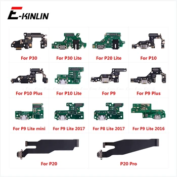 

USB Charging Port Dock Plug Connector Charger Board Microphone Flex Cable For HuaWei P30 P20 Pro P10 P9 Plus Mini P8 Lite 2017