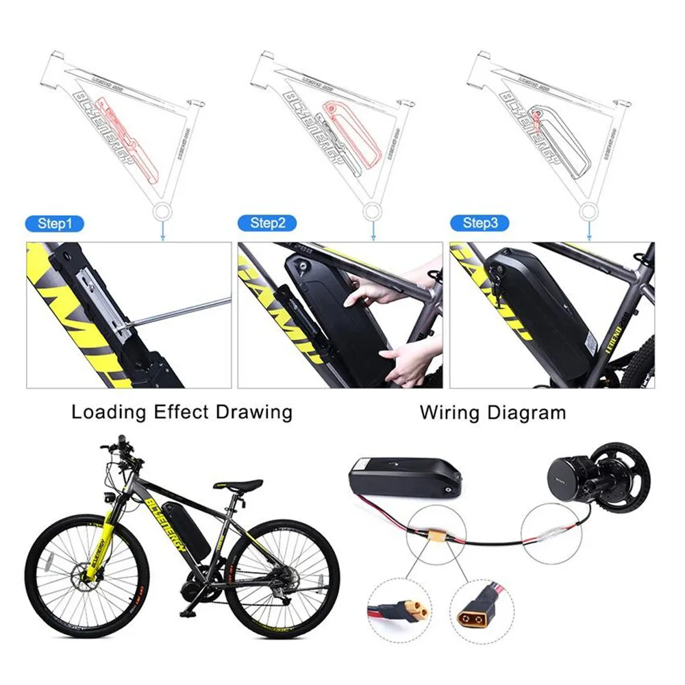 electric bike battery 48v 36v