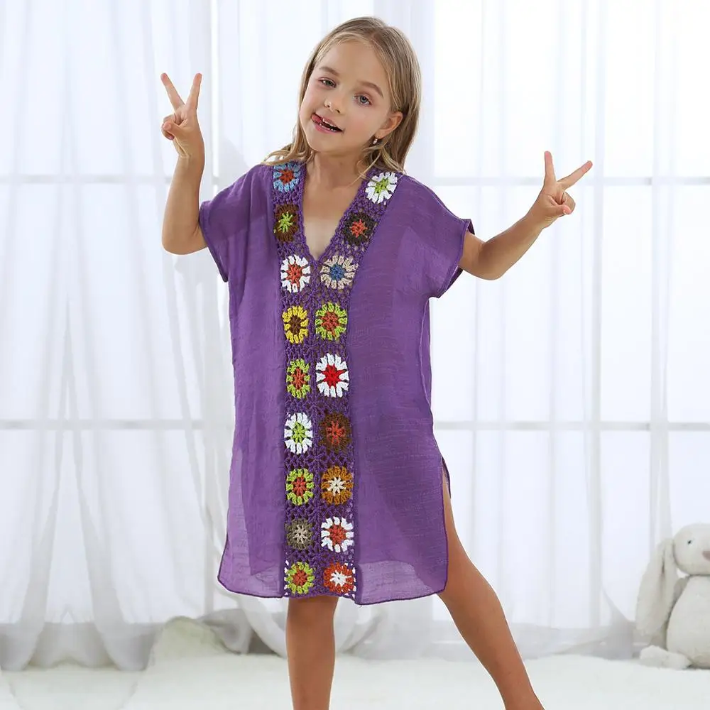 Mother Daughter Beach Dress Summer Family Matching Outfits Mom Daughter Sun Protection Dresses Clothes Mum Sister Girl A0128