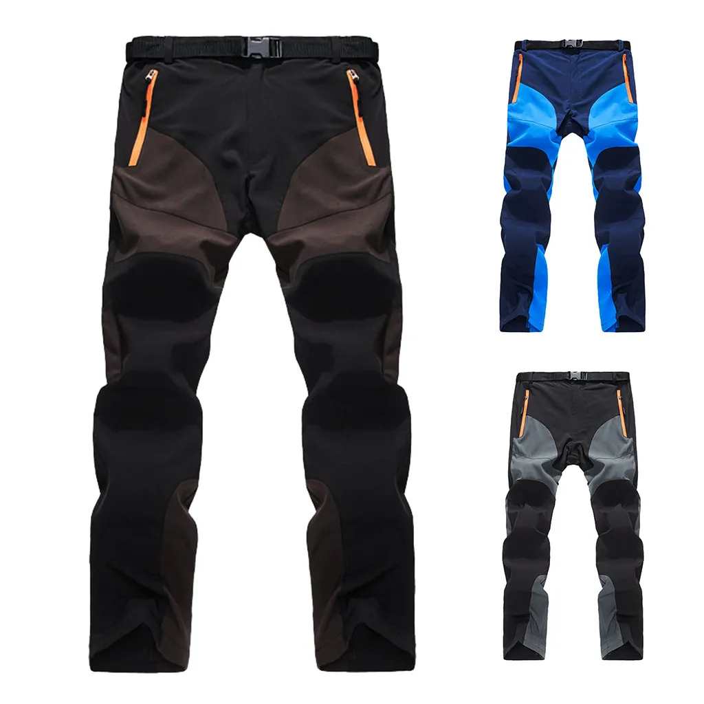Новые мужские быстросохнущие походные брюки, водонепроницаемые мужские спортивные дышащие треккинговые брюки, мужские штаны для альпинизма