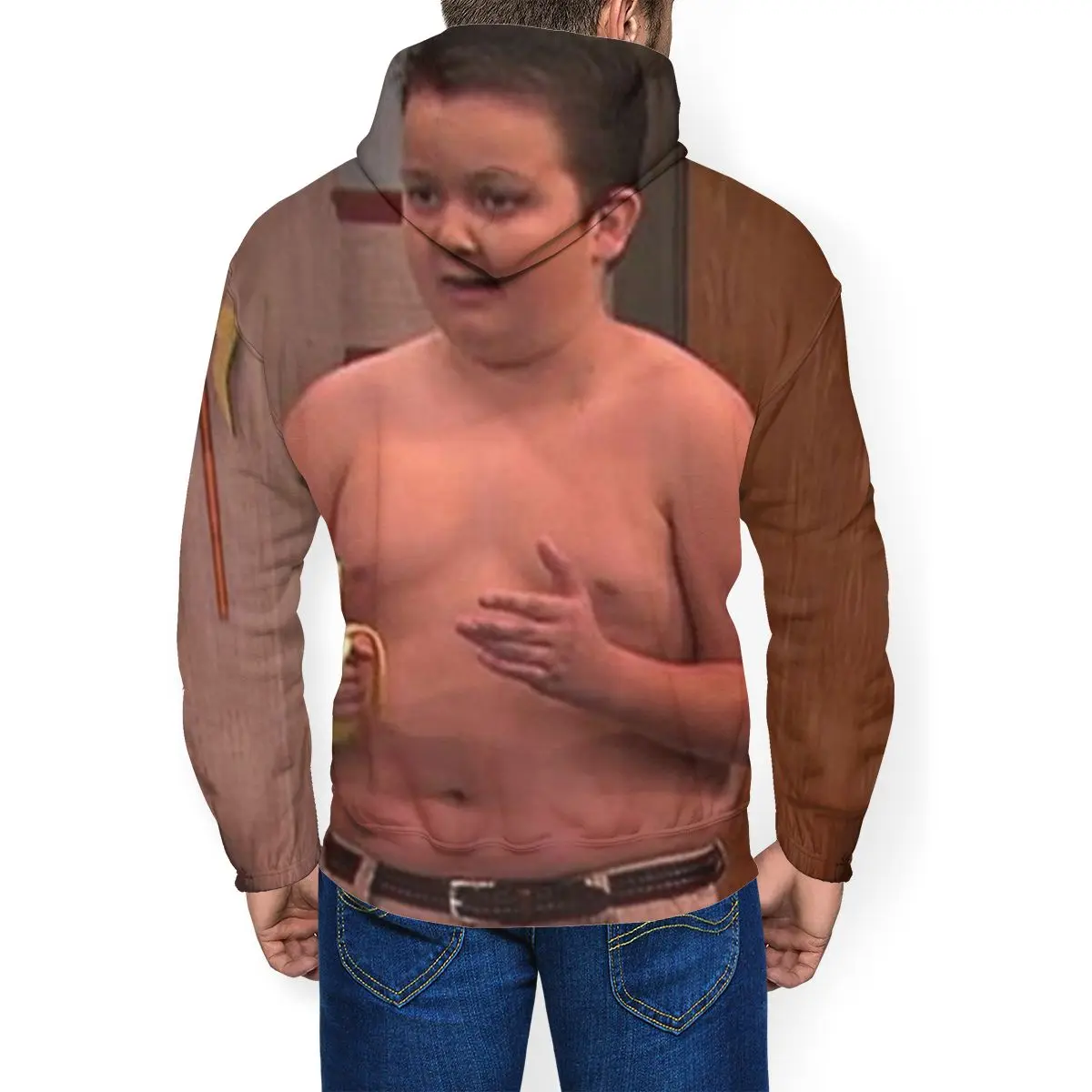Друзья ТВ-шоу Толстовка Gibby Icarly Meme толстовки с длинным рукавом черный пуловер Толстовка уличная милые толстовки