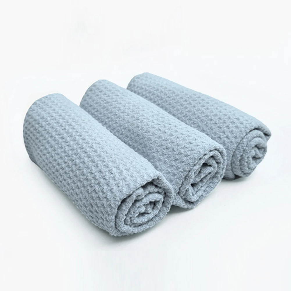 Durable Soft Household Auto Cleaning Towel Solid Dual Use Strong Absorbing Car Washing Practical Water Absorbent