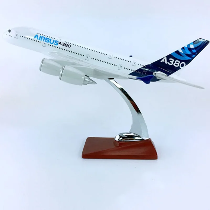 28 см 1/250 масштаб Airbus A380-800 литье под давлением модель самолета из сплава прототип