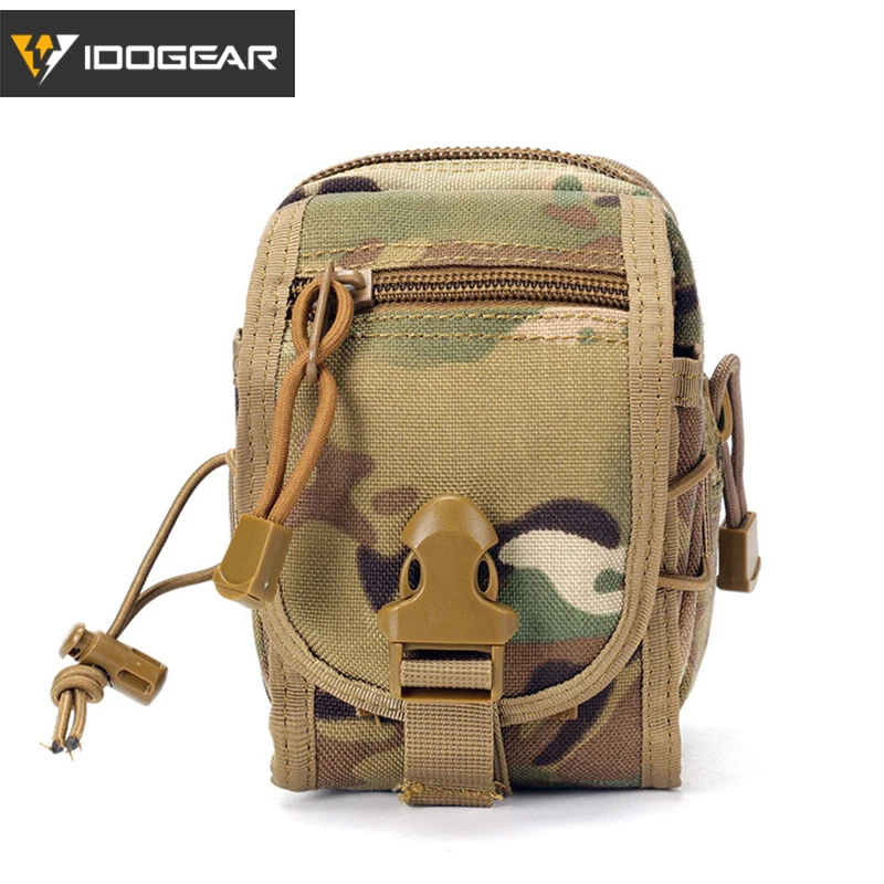 

IDOGEAR Utility Waist Bag Detective Tactical Tool Pouch MOLLE Pouch Military Airsoft Waist Pouch 3540