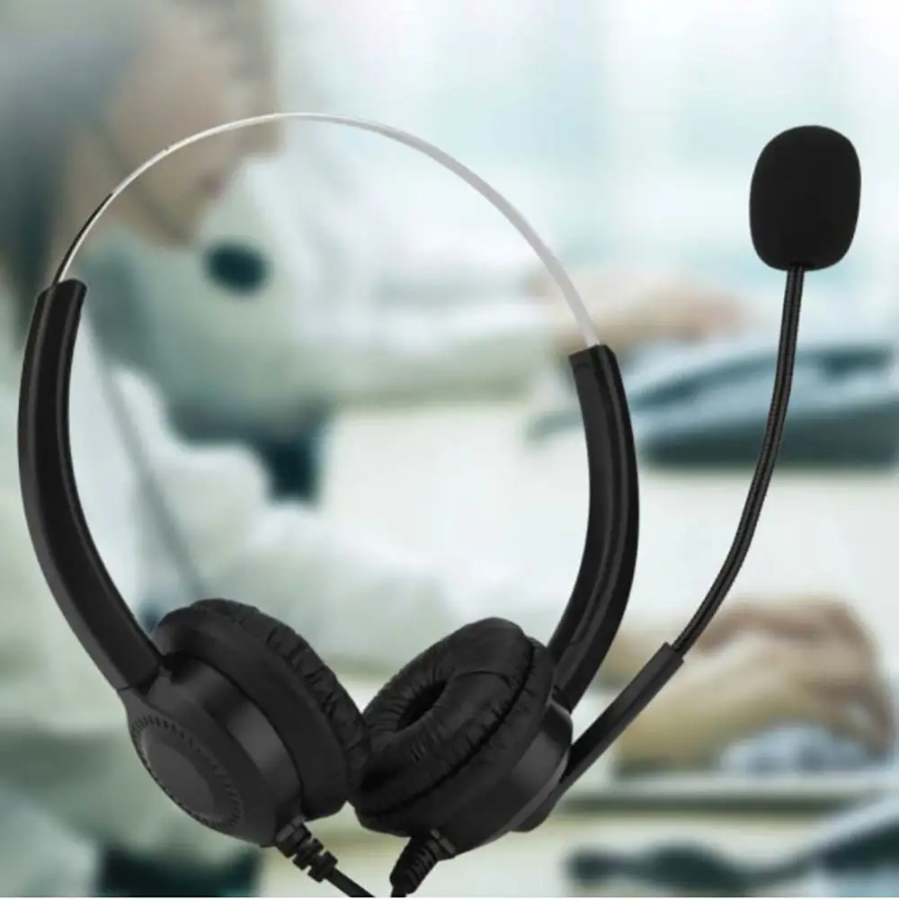 Headset Noise Reduction USB Headset Computer Headset Customer Service Headset Operator Telephone Headset Clear Sound Quality