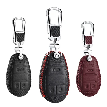

leather car key cover for alfa romeo giulia 2017 alfa romeo stelvio 2017 key holder remote case