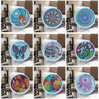 

DIY Diamond Painting Led Light,Full Drill Cross Stitch Number Kit Lamp for Bedside Art Craft Home Decor New