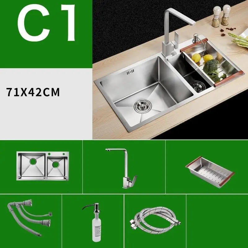 De Acero Inoxidable Tarjas Para Cocina Lavandino портативная нержавеющая сталь Куба Lavabo Fregadero Pia Cozinha кухонная раковина