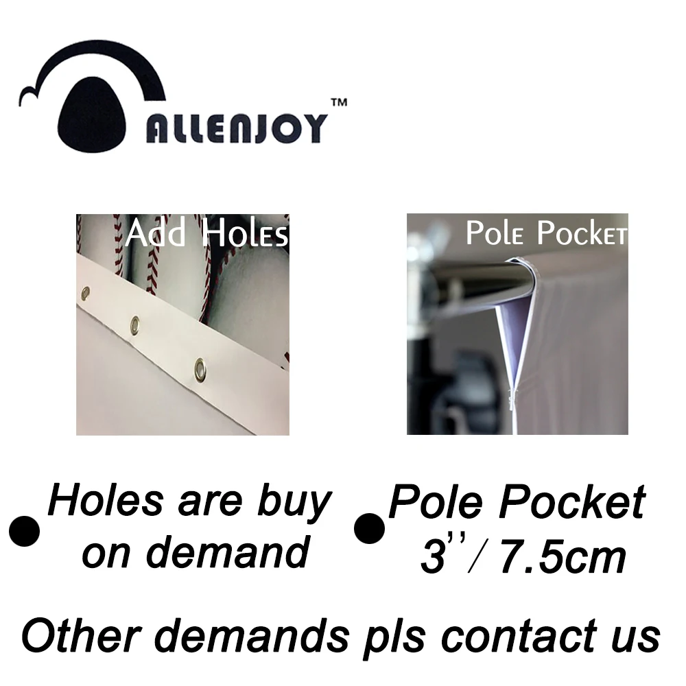 

Allenjoy Party Backdrop Accessories Additional Service Holes and Pole Pocket Event Supplies Modern Home Decoration