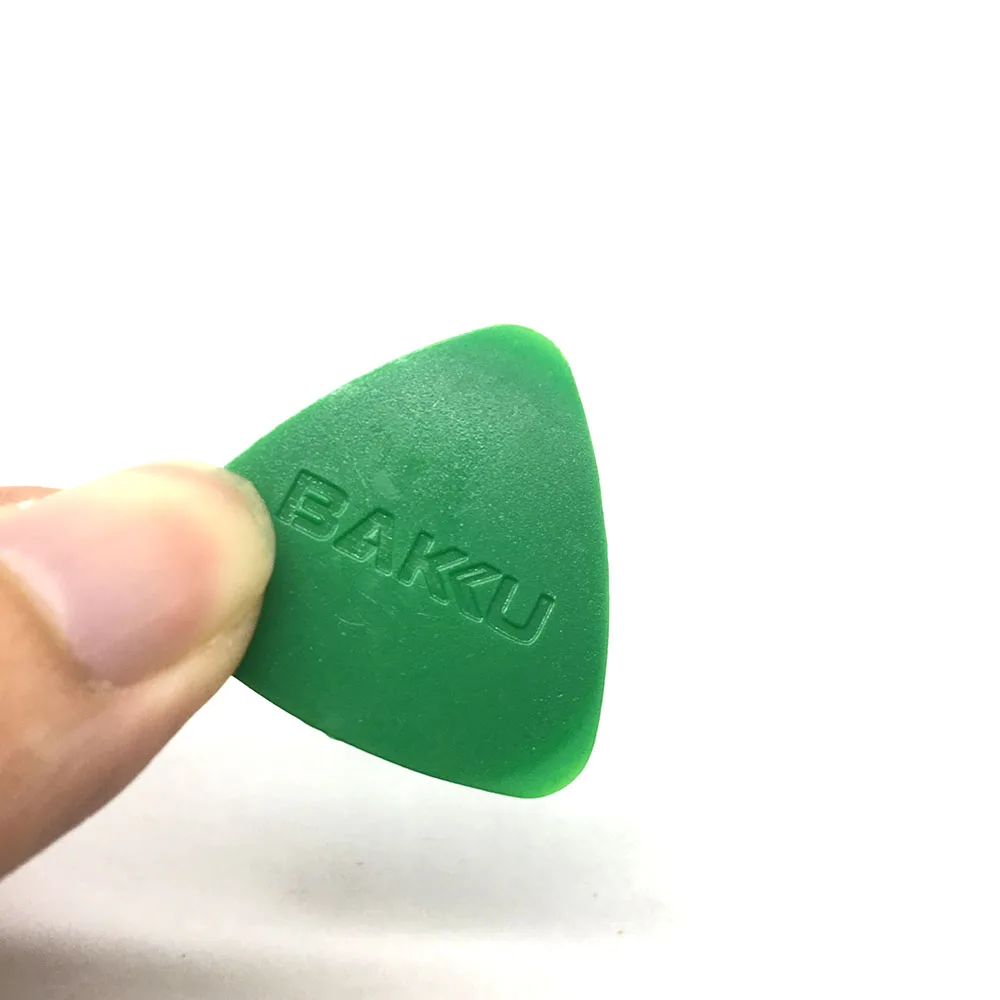 High Qualtiy BAKU 12 Pcs Green Plastic Hand Tool Kit Opening Pry Bar Repair Gadget for iPhone Samsung Mobile Teardown