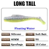 6pcs/Lot Fishing Minnow T Tail Soft Lures 8.5cm 5g Floating Swimbaits Elastic Silicone Artificial Baits Jigging Wobblers Tackle ► Photo 2/6