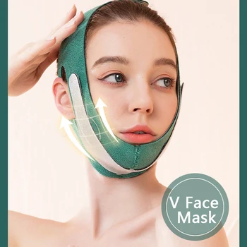 

Face Slim V-Line Lift Up Belt Women Slimming Chin Cheek Slim Lift Up Mask V Face Line Belt Anti Wrinkle Strap Band Facial Beauty
