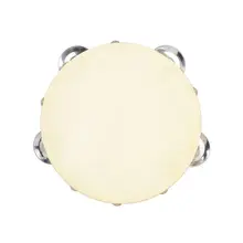 Двойной Тамбурин барабан детский музыкальный образовательный бубен круглый ударный M89D