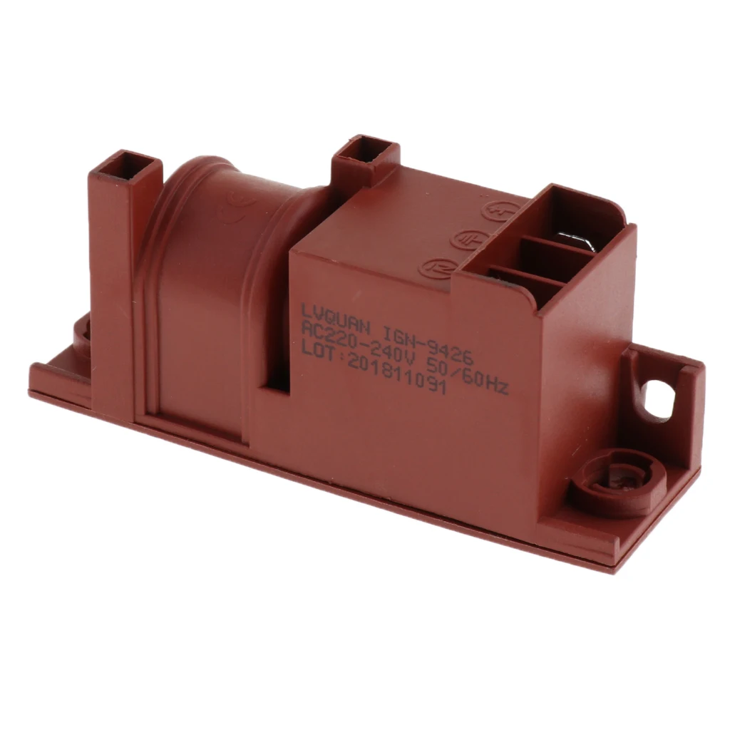 2-Terminal Connections AC 220V Pulse Lighter Cooking Ignition Ignitor Device
