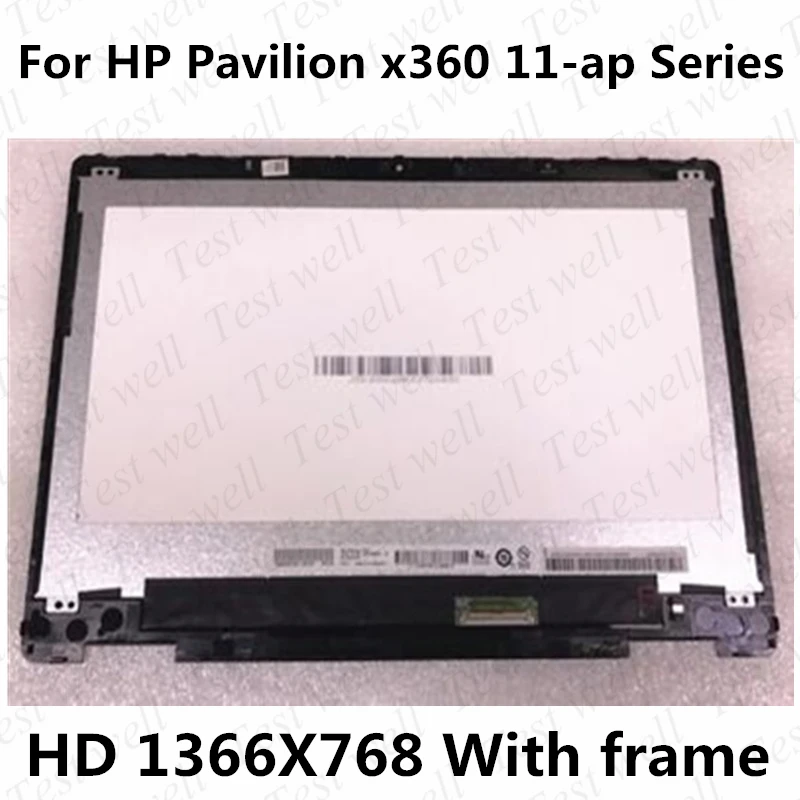 

Test well 11.6" For HP Pavilion x360 11-AP Series 11-ap LCD display touch screen digitizer Replacement ASSEMBLY HD 1366X768