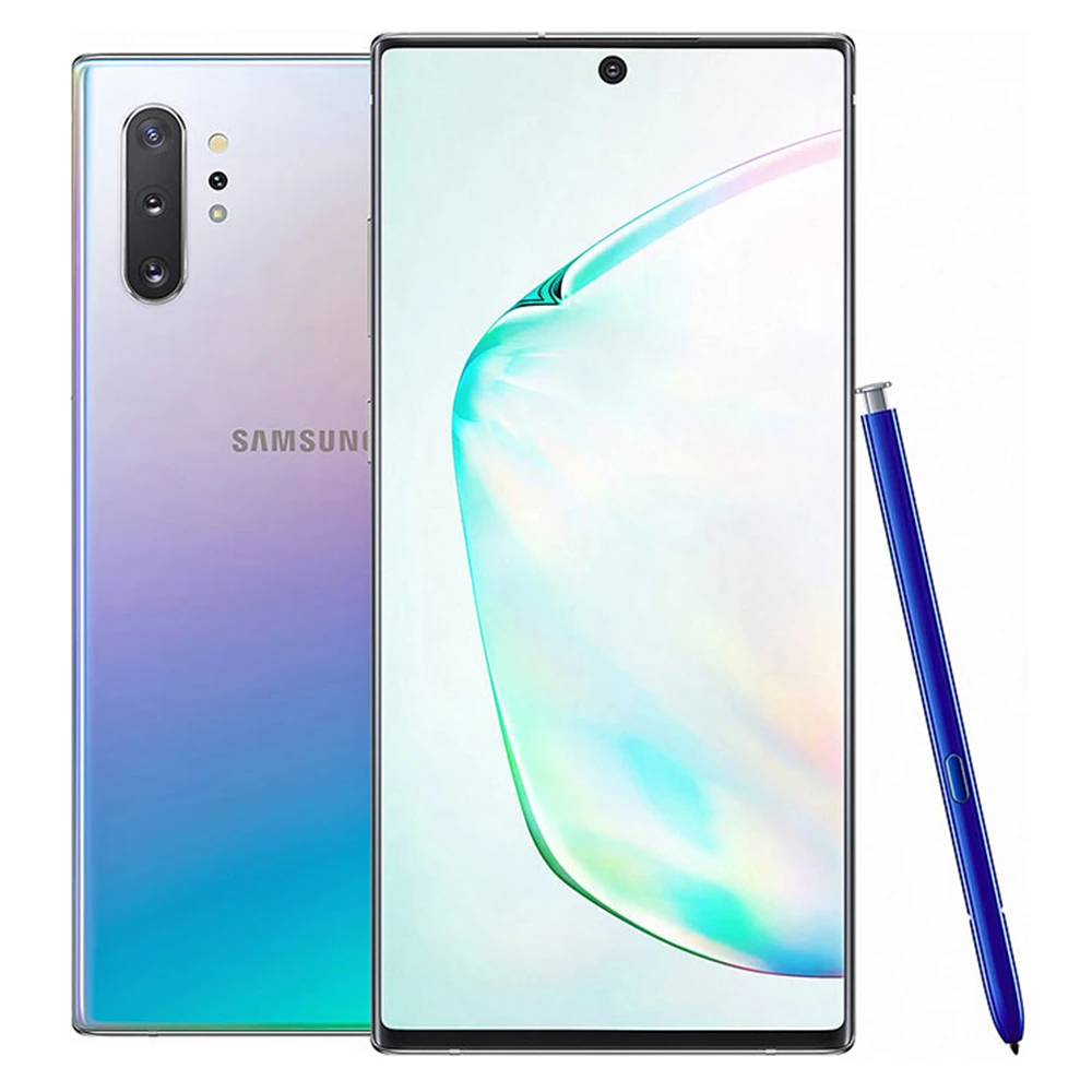 Samsung Galaxy Note 10 Plus Note10+ N975F Global Version 12GB 256/512GB  Octa Core 6.8 NFC Exynos 4G LTE Original Cell Phone - AliExpress