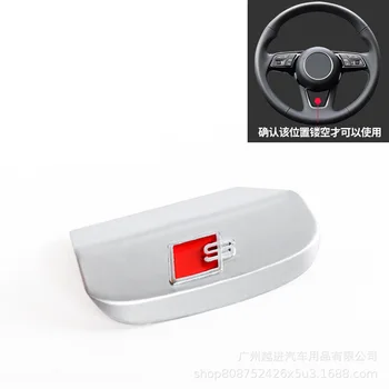 

1pcs Car steering wheel sticker Car Interior decoration sticker for Audi a3 a4 a5 a6 s4 s5 s6 c5 c6 b7 b8 8p 8v Car Accessories
