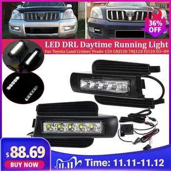 

Car LED DRL for Toyota Prado 120 LC120 GRJ120 2003~2009 Daytime Running Light Front Bumper Driving Fog Lamp Daylight Headlight