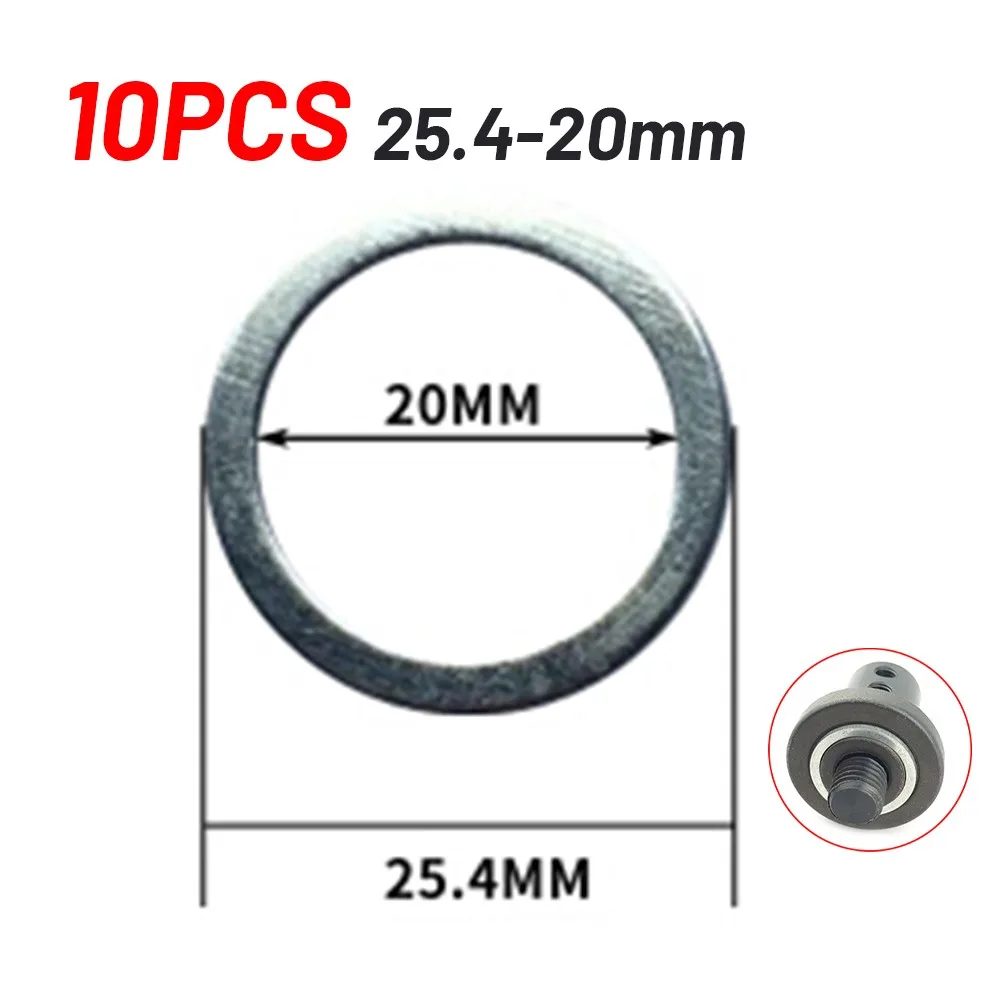 10 Pcs Saw Cutting Washer Inner Hole Adapter Ring Blade Aperture Change Washer For Angle Grinder Accessories