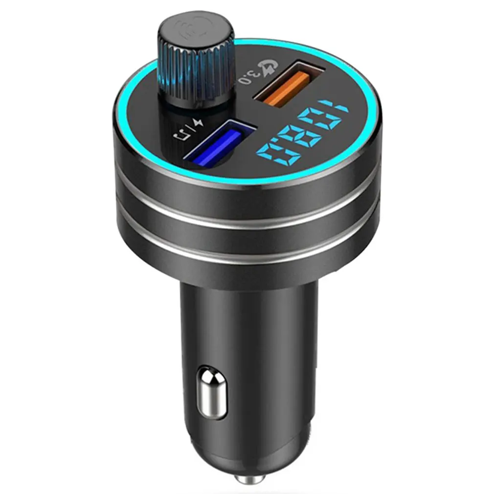 USB Car Charger Quick Charge 3.0 Dual Mobile Phone With Wireless 5.0 FM Transmitter HandFree MP3 Player | Автомобили и мотоциклы