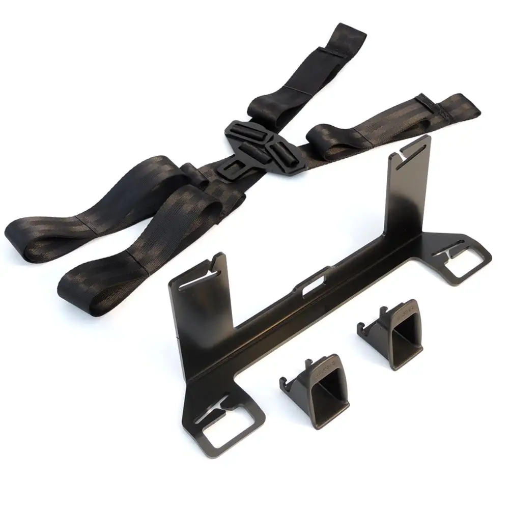 

Universal Latch ISOFIX Belt Interfaces Guide Retainer Thicken Steel Car Seat Bracket For Child Safety Seat ISOFIX Groove Free