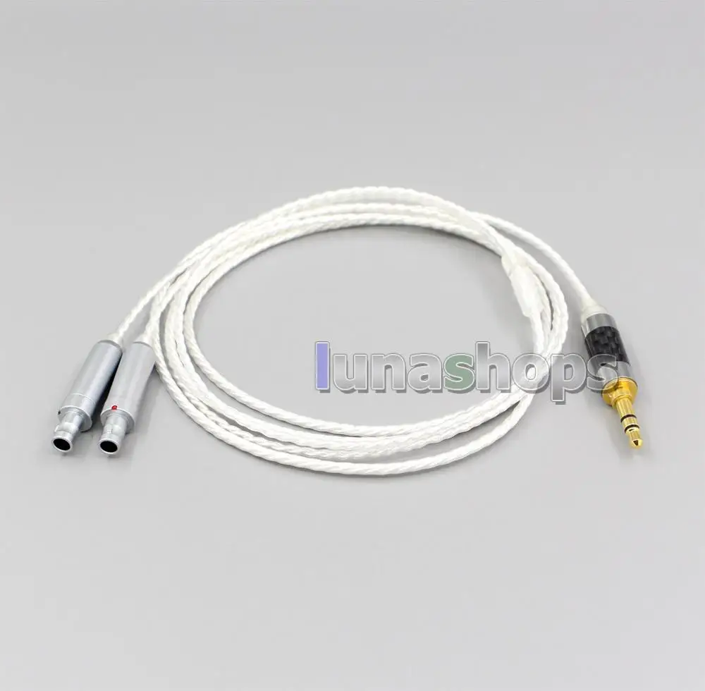 LN004821 3 5 мм OCC + посеребренный медный кабель для наушников Sennheiser HD800 HD820 HD820s |
