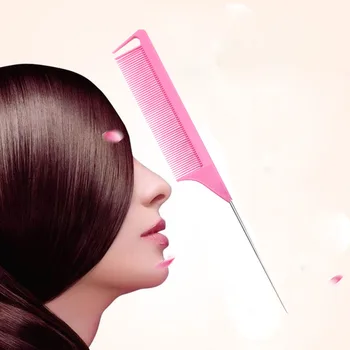 

12pcs Hairdressing Plastic Pintail Comb Highlight Tail Comb for Hairshop