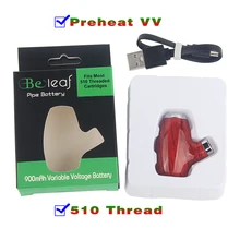 KY32 электронная сигарета для курения, испаритель, мод, подогрев VV, переменное напряжение, 900 мА/ч, 510 нить, батарея, USB зарядное устройство для промозглых паров