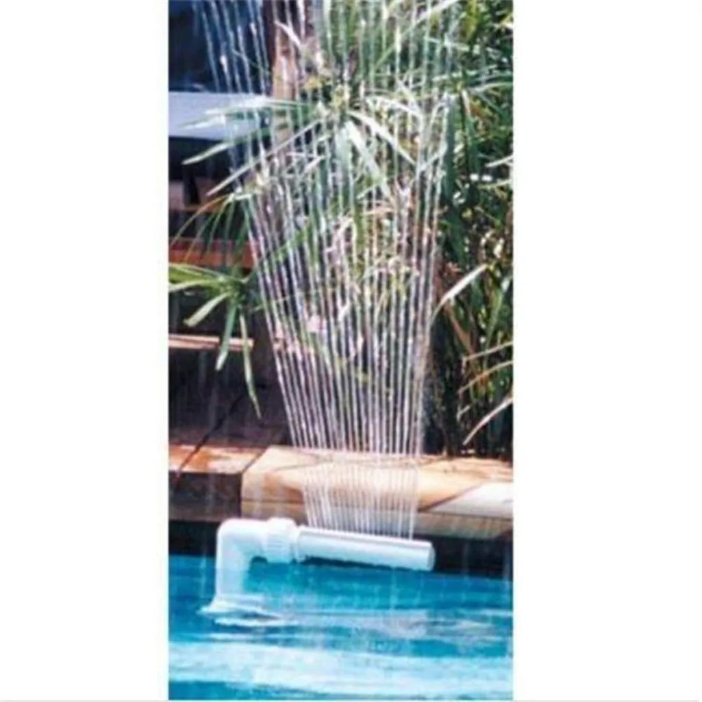 Swimming Pool Waterfall Fountain Kit PVC Feature Water Spay Pools Spa Decorations Swimming Pool Accessories