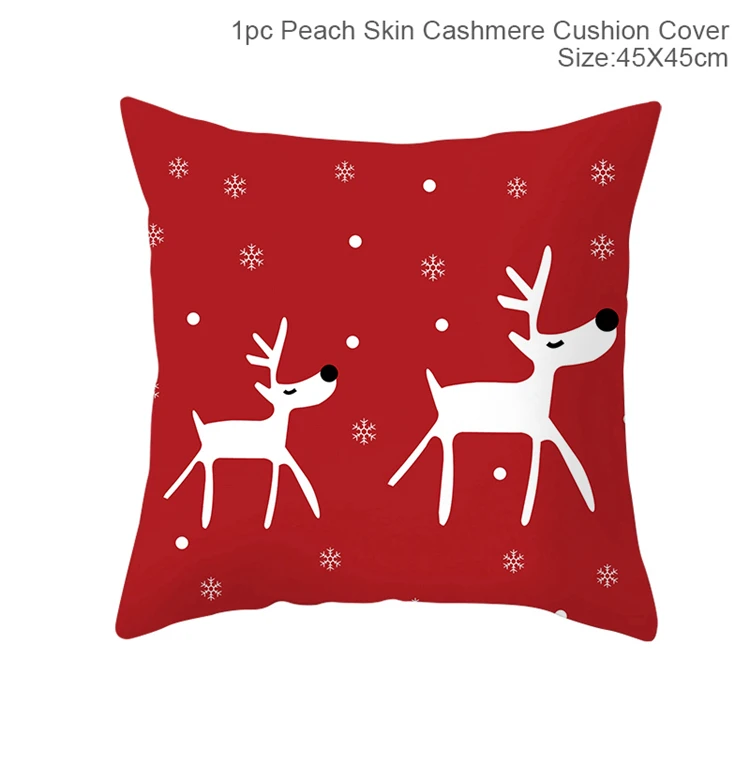 FRIGG Christmas Cushion Covers Christmas Pillowcase Merry Christmas Decor for Home Navidad Noel Happy New Year - Цвет: Pillowcase 68