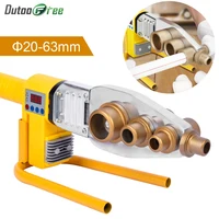 1Set Digital Display Water Pipe Welder Φ20-63mm Water Pipe Plastic Welder Machine Plumber Heating PPR RPV Butt Welding 800W 1