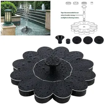 

Solar Powered Fountain Pool Lake Pond Mini Water Fountain Pump Aquarium Bird Bath Floating Water Fountain Pump Garden Decor