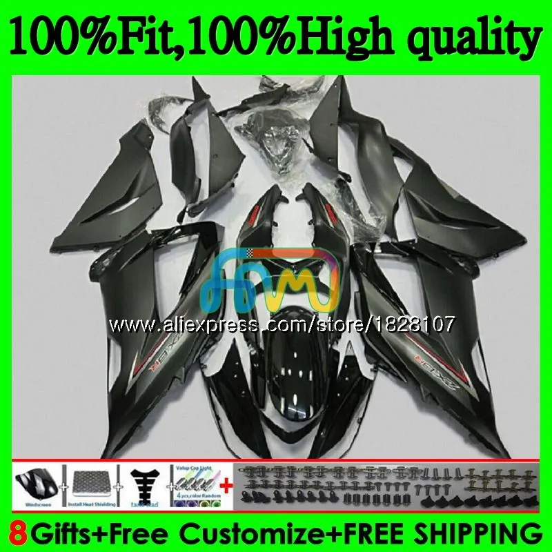 Инъекции для KAWASAKI ZX 6R ZX-636 ZX 636 ZX636 25BS. 31 ZX-6R черный ZX6R 13, 14, 15, 16, 17, 2013 обтекатель