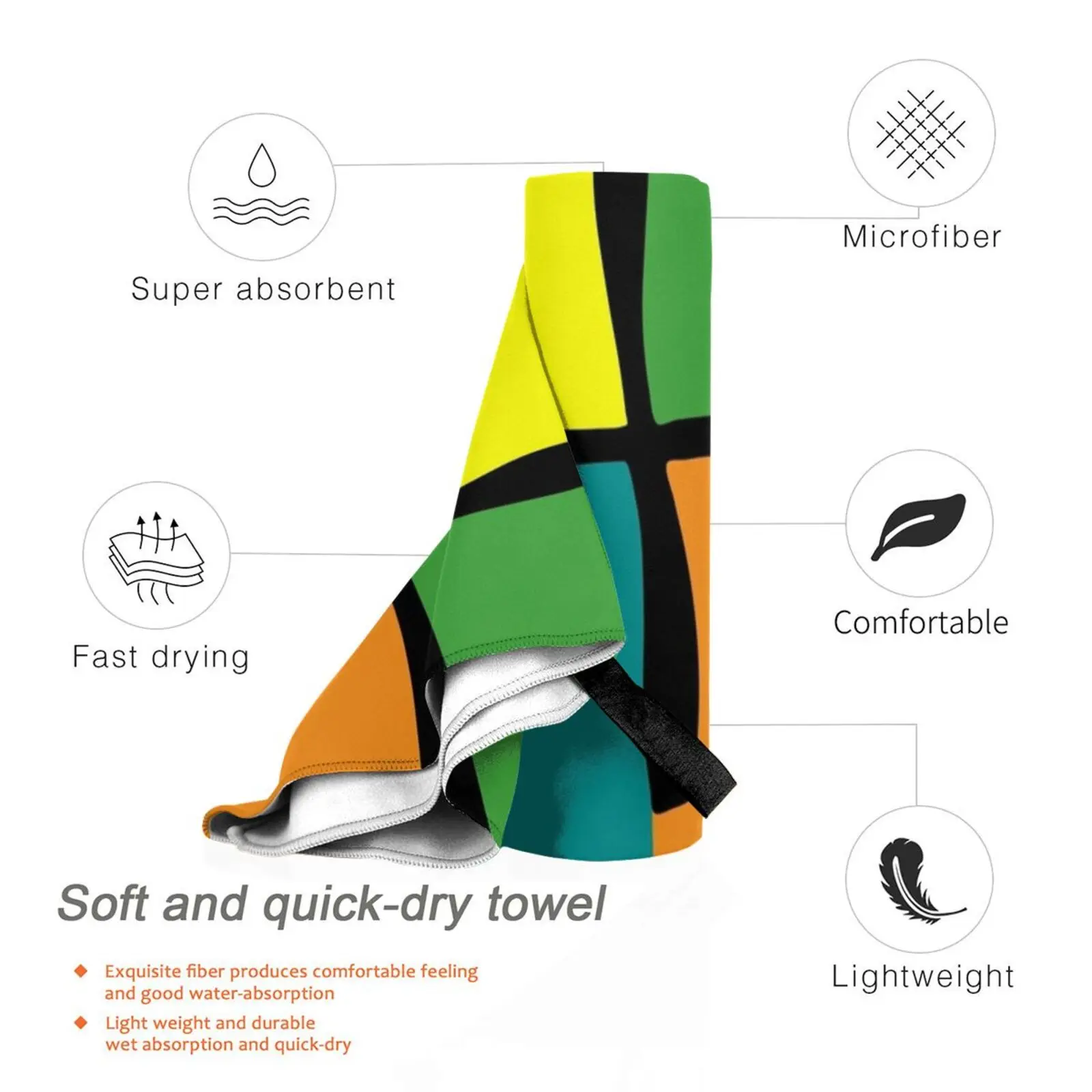 Geocaching-World's Largest Treasure Hunt Quick Dry Towel Gym Sports Bath Portable Geocaching Geocacher Geocahing Geocaher