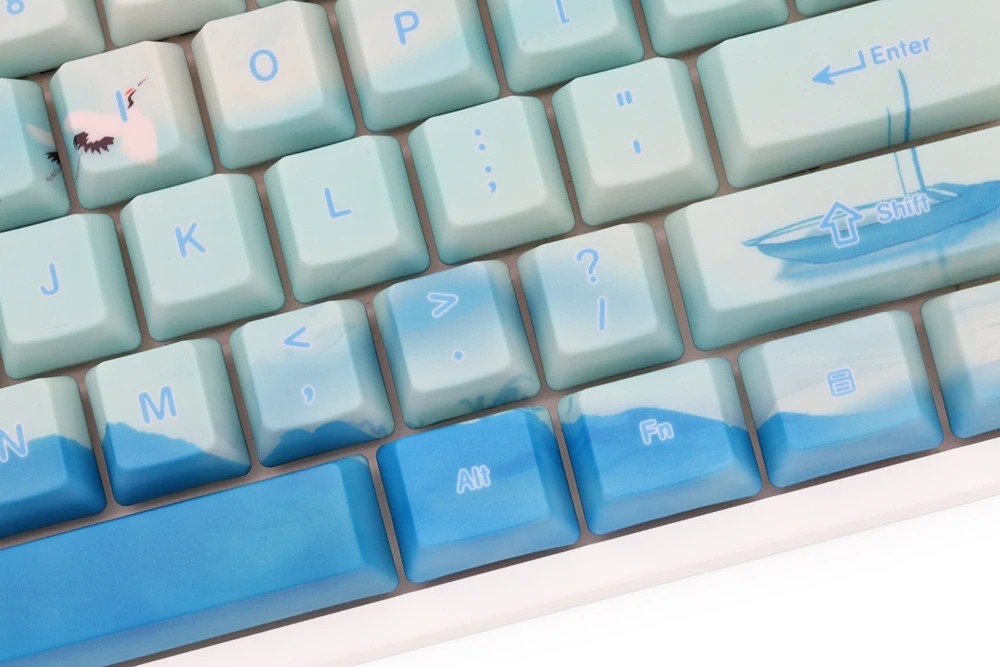 OMO OEM профиль по всему красителю Sub Keycap loop красивые пейзажи для механической