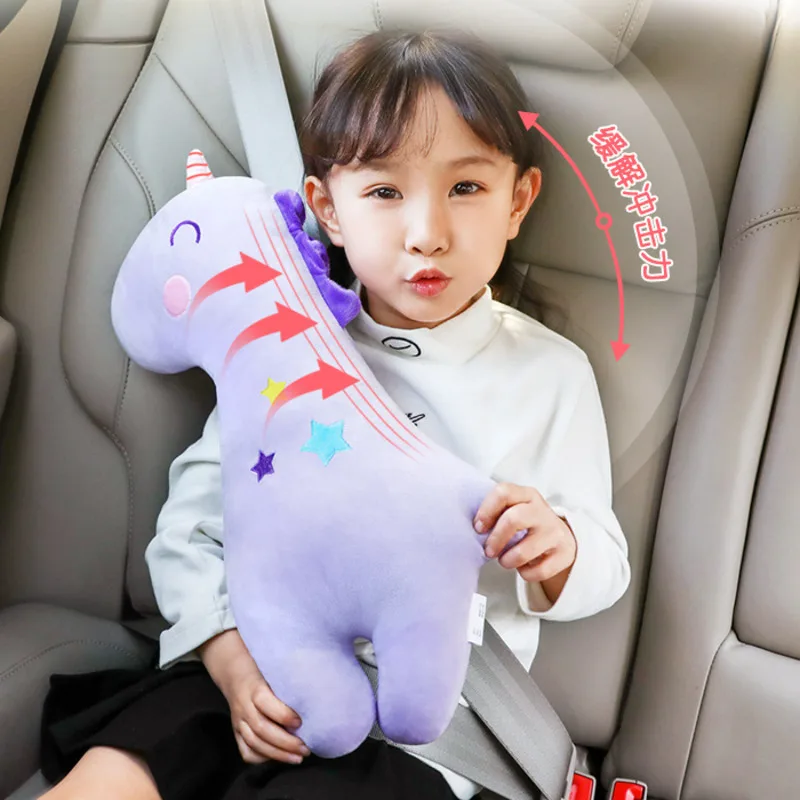 Car Safety Belt Shoulder Cover Anti Strangulation Neck Adjusting And Fixing Device Children's Sleeping Car Safety Belt Cover